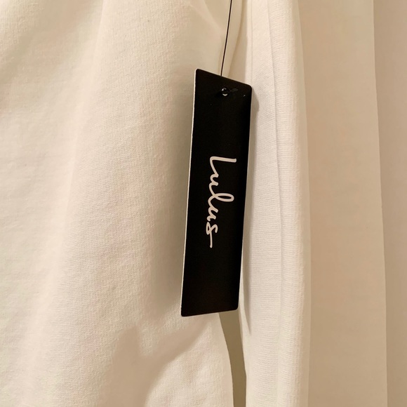 Lulus white off the shoulder bodysuit - Picture 9 of 11